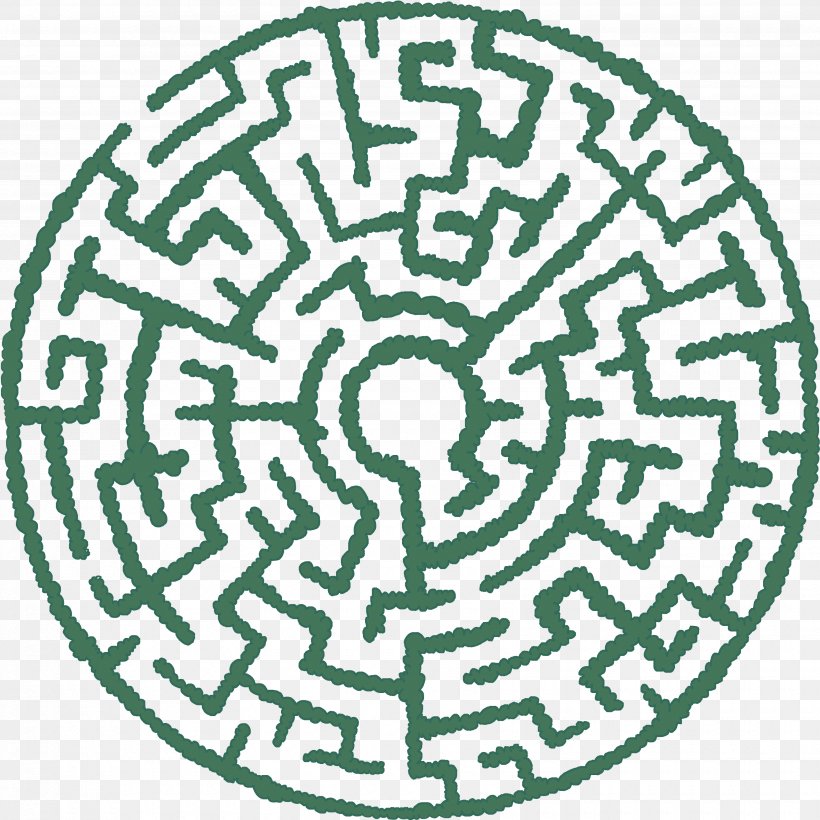 Maze Generation Algorithm Labyrinth Dungeon Crawl Puzzle, PNG, 3500x3500px, Watercolor, Cartoon, Flower, Frame, Heart Download Free