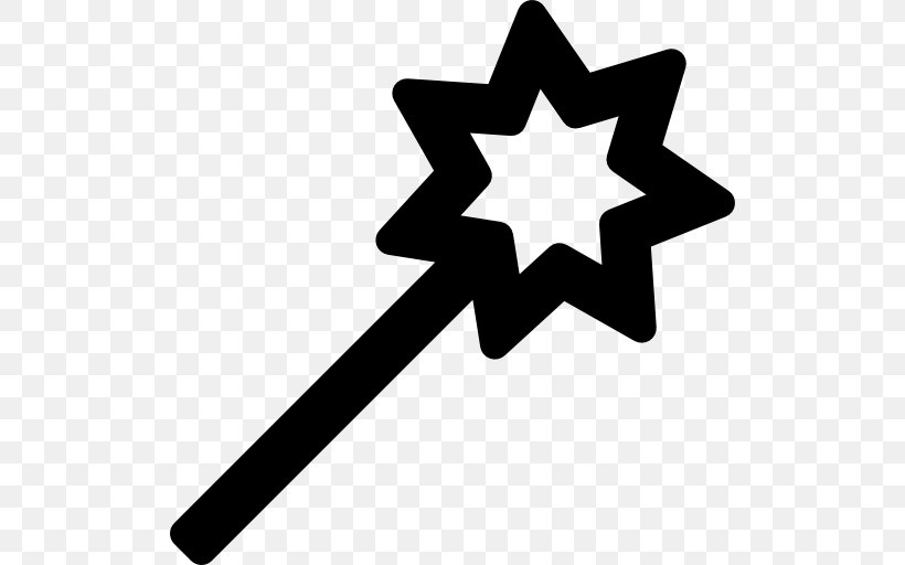 Wand Clip Art, PNG, 512x512px, Wand, Black And White, Magic, Photography, Star Download Free