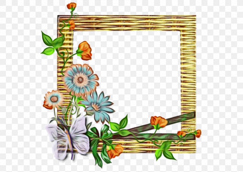 Floral Design Frame, PNG, 900x640px, Picture Frames, Bamboo, Branch, Film Frame, Floral Design Download Free