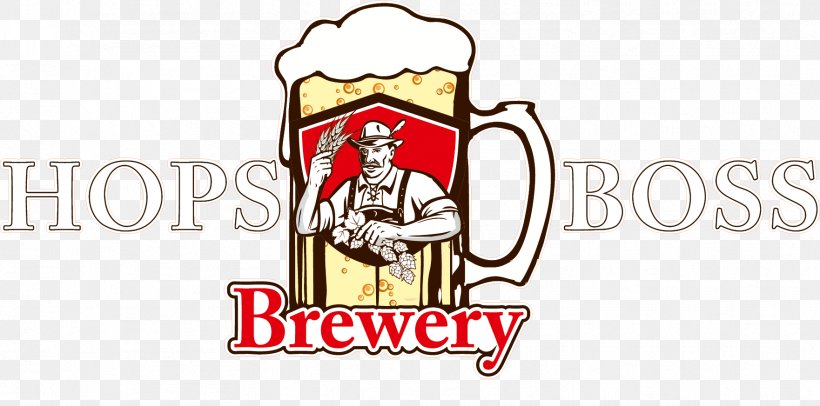 Hops Boss Brewery Restaurant Beer Winter Park Logo, PNG, 1762x873px, Hops Boss Brewery Restaurant, Beer, Brand, Brewery, Character Download Free