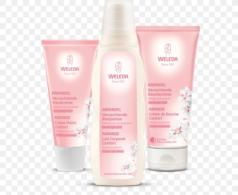 Lotion Shower Gel Cream Weleda Cosmetics, PNG, 672x672px, Lotion, Almond, Bath Salts, Bathing, Cocamidopropyl Betaine Download Free