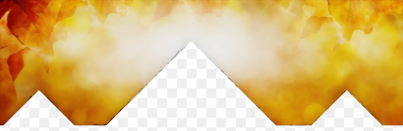 Orange, PNG, 2000x652px, Watercolor, Orange, Paint, Sunlight, Triangle Download Free