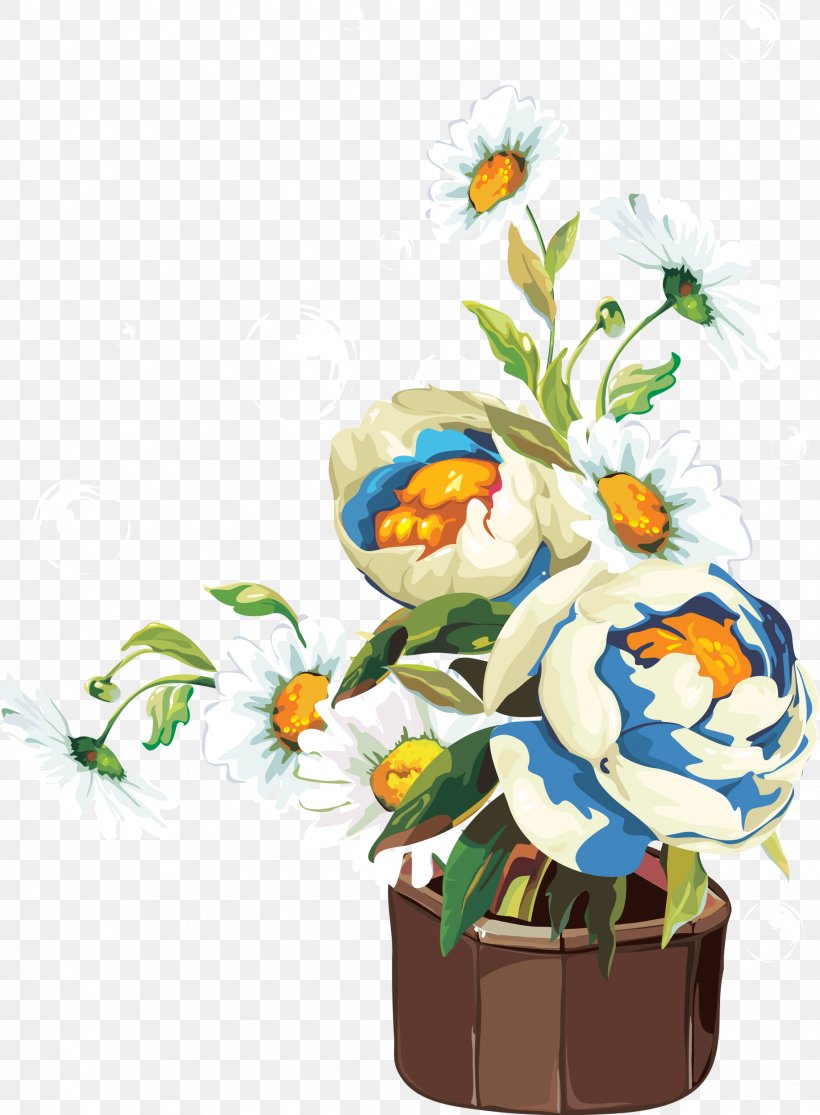 Paper Flower Gouache Paint, PNG, 1837x2500px, Paper, Color, Cut Flowers, Floral Design, Floristry Download Free
