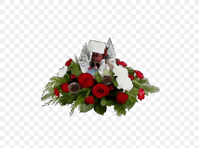 Christmas Decoration, PNG, 500x611px, Watercolor, Anthurium, Bouquet, Christmas Decoration, Cut Flowers Download Free