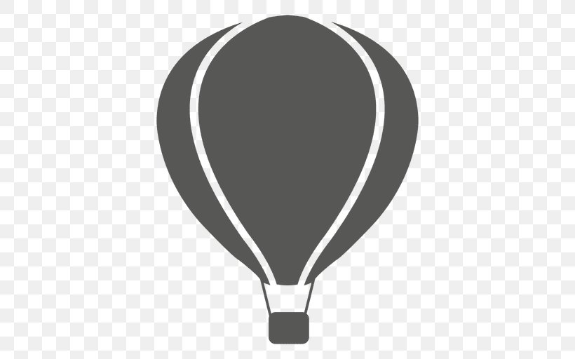 Hot Air Balloon Clip Art, PNG, 512x512px, Hot Air Balloon, Atmosphere Of Earth, Balloon, Black, Black And White Download Free