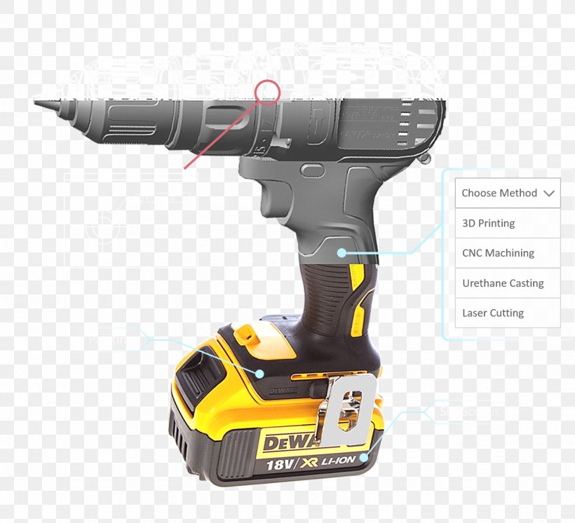 Impact Driver Augers DeWalt 3D Printing Impact Wrench, PNG, 1235x1125px, 3d Printing, Impact Driver, Augers, Computer Numerical Control, Dewalt Download Free