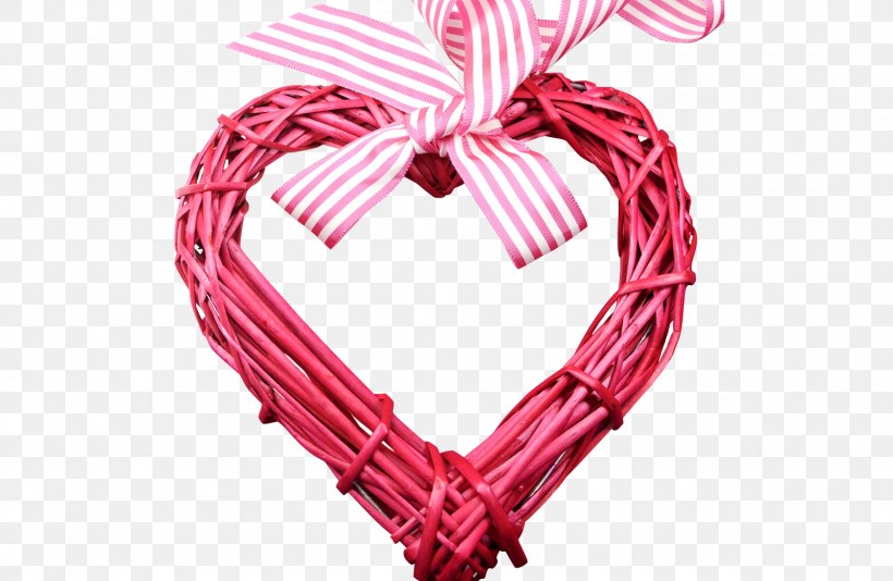 Pink Heart Valentine's Day, PNG, 1600x1043px, Pink, Computer Network, Gift, Heart, Knitting Download Free