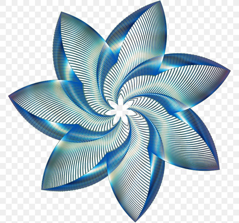 Line Art Flower Desktop Wallpaper Clip Art, PNG, 766x766px, Line Art, Blue, Color, Decorative Arts, Electric Blue Download Free