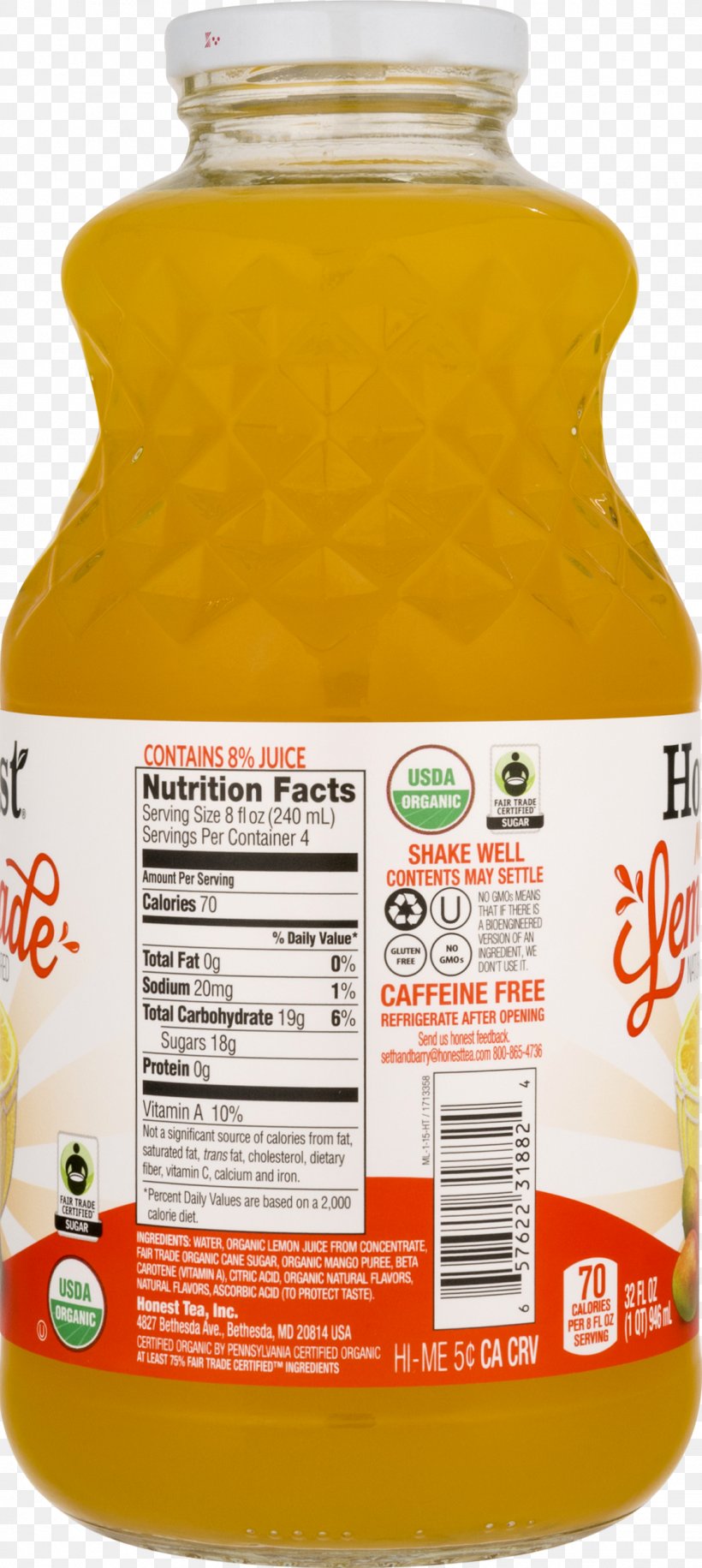 Organic Food Honest Tea Flavor By Bob Holmes, Jonathan Yen (narrator) (9781515966647) Lemonade Condiment, PNG, 1119x2500px, Organic Food, Caffeine, Cargo, Condiment, Flavor Download Free