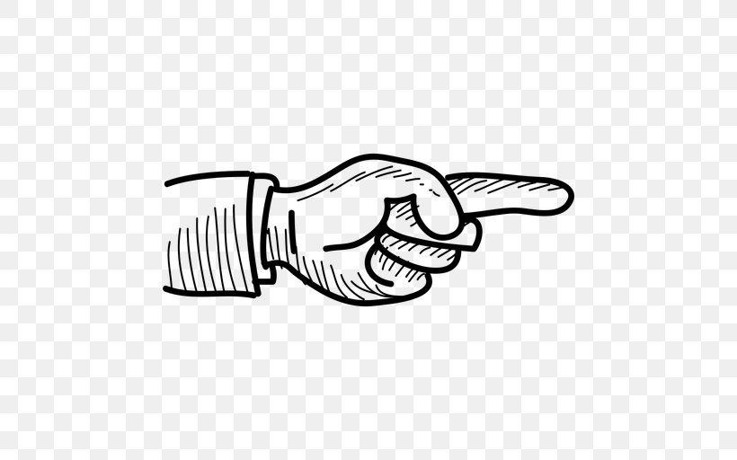 Thumb Index Finger Pointing, PNG, 512x512px, Thumb, Area, Arm, Artwork, Black Download Free
