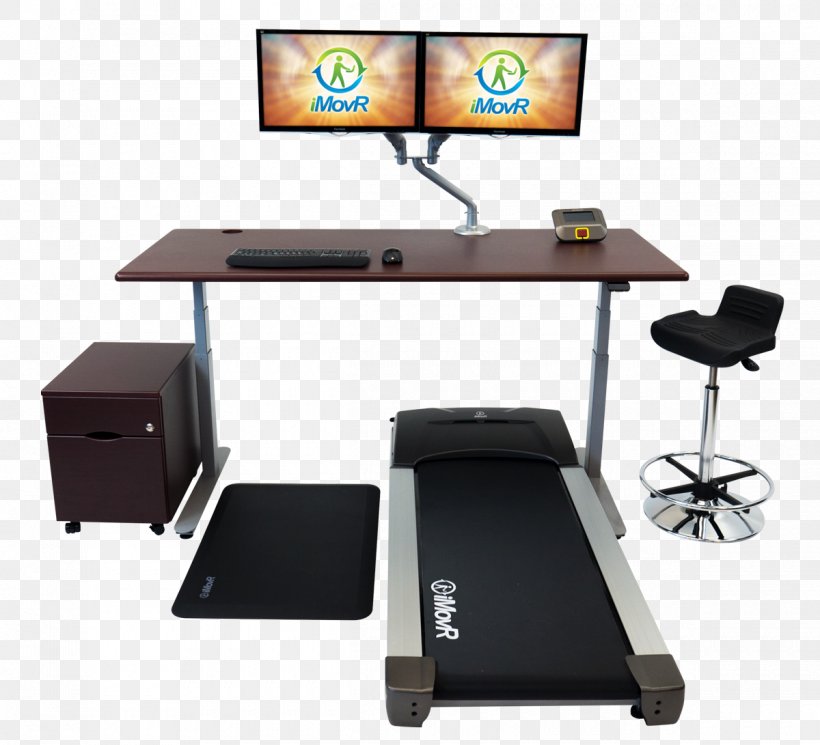 Treadmill Desk Standing Desk Computer Desk, PNG, 1200x1091px, Desk, Business, Computer, Computer Desk, Furniture Download Free