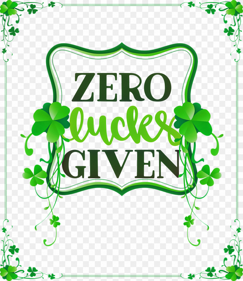 Zero Lucks Given Lucky Saint Patrick, PNG, 2595x3000px,  Download Free