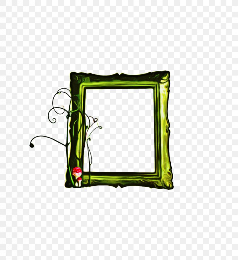 Background Green Frame, PNG, 824x900px, Picture Frames, Green, Picture Frame, Plant, Rectangle Download Free