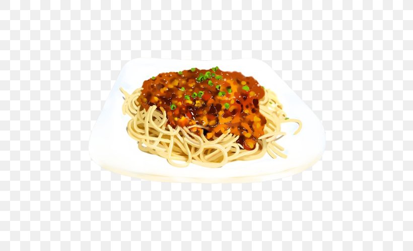 Lo Mein Zhajiangmian Hot Dry Noodles Gravy, PNG, 500x500px, Lo Mein, Bigoli, Bolognese Sauce, Bowl, Bucatini Download Free