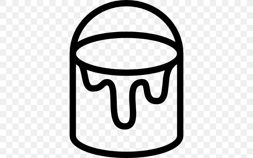 Paint Bucket, PNG, 512x512px, Paint, Black, Black And White, Bucket, Icon Design Download Free