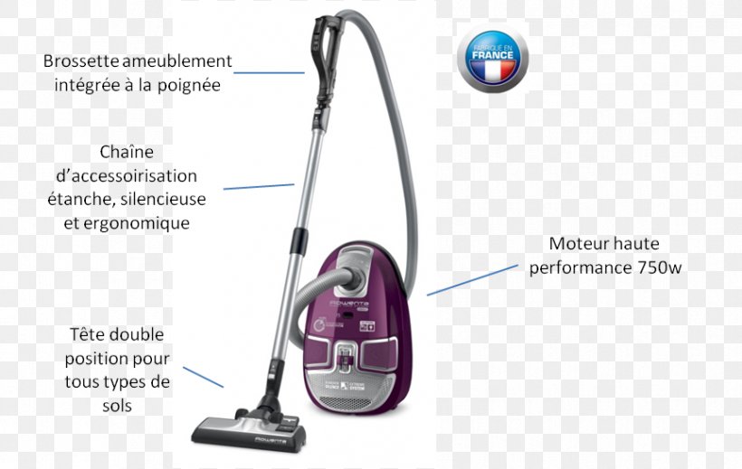Rowenta Silence Force Extreme Compact RO5729 Vacuum Cleaner Rowenta SILENCE FORCE EXTREME Compact RO5762 Rowenta Silence Force Cyclonic 4A Rue Du Commerce, PNG, 864x547px, Vacuum Cleaner, Bag, Carpet, Efficient Energy Use, Home Appliance Download Free