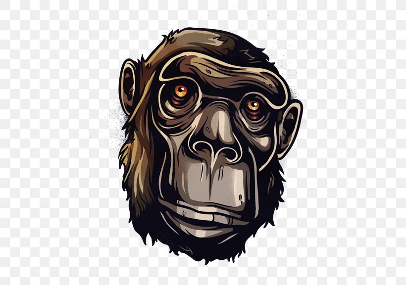 Gorilla 华为 Ape Art, PNG, 500x576px, Gorilla, Ape, Art, Artist, Automotive Design Download Free