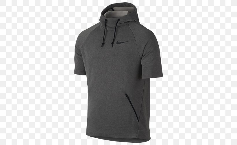 Hoodie T-shirt Polar Fleece Dri-FIT Nike, PNG, 500x500px, Hoodie, Active Shirt, Black, Bluza, Clothing Download Free