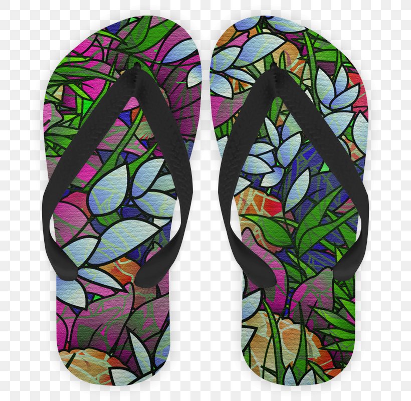 Stained Glass Flip-flops Shoe, PNG, 800x800px, Stained Glass, Flip Flops, Flipflops, Footwear, Glass Download Free