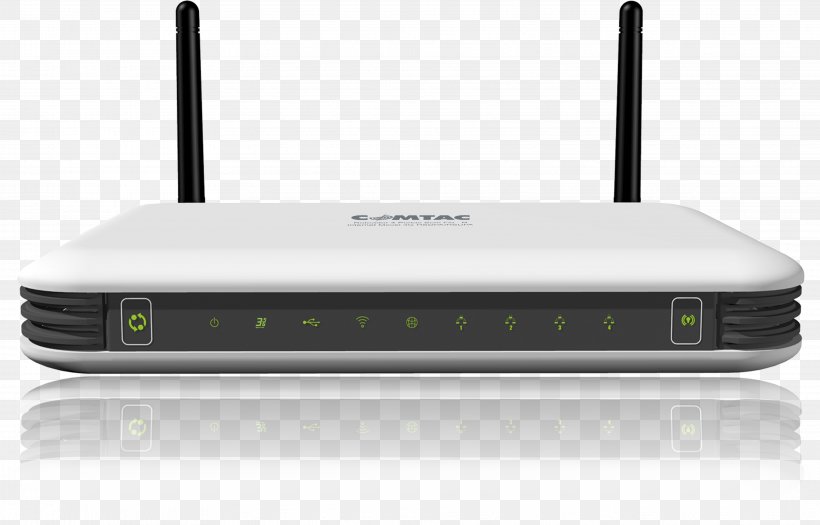 Wireless Router Wireless Access Points, PNG, 3858x2472px, Wireless Router, Electronics, Multimedia, Router, Technology Download Free