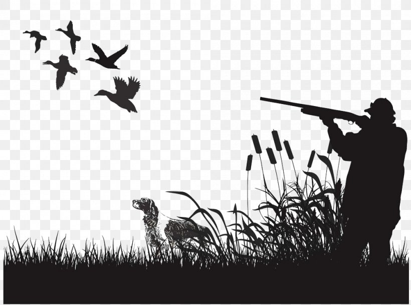 Duck Mural Waterfowl Hunting Wall Decal, PNG, 1000x745px, Duck, Black And White, Brand, Decorative Arts, Deer Hunting Download Free