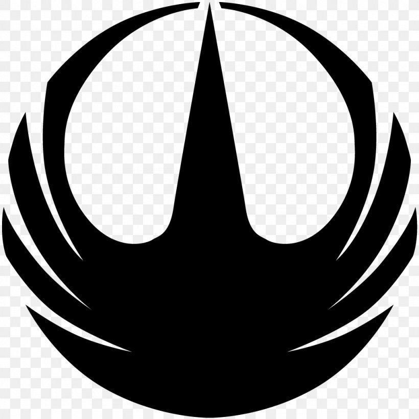 Rebel Alliance Star Wars Logo Yavin Symbol, PNG, 1024x1024px, Rebel Alliance, Artwork, Black, Black And White, Decal Download Free