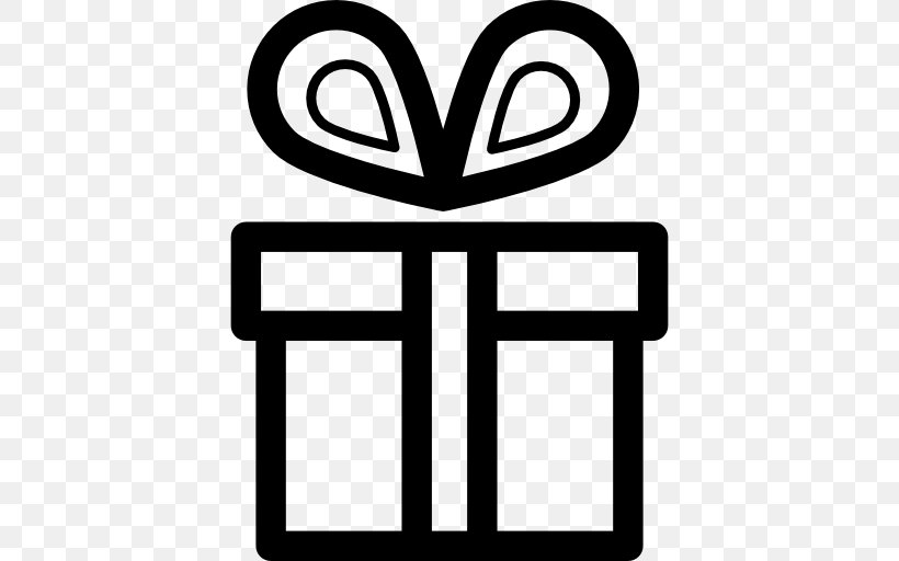 Gift Wrapping Symbol, PNG, 512x512px, Gift, Area, Black And White, Box, Gift Wrapping Download Free