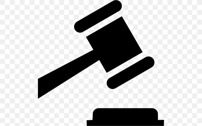 Gavel Vector Graphics Judge Court Royalty-free, PNG, 512x512px, Gavel, Blackandwhite, Brand, Court, Hand Download Free
