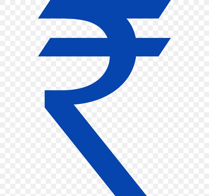 Indian Rupee Sign Currency Symbol Clip Art, PNG, 522x768px, Indian Rupee Sign, Area, Blue, Brand, Cash Download Free
