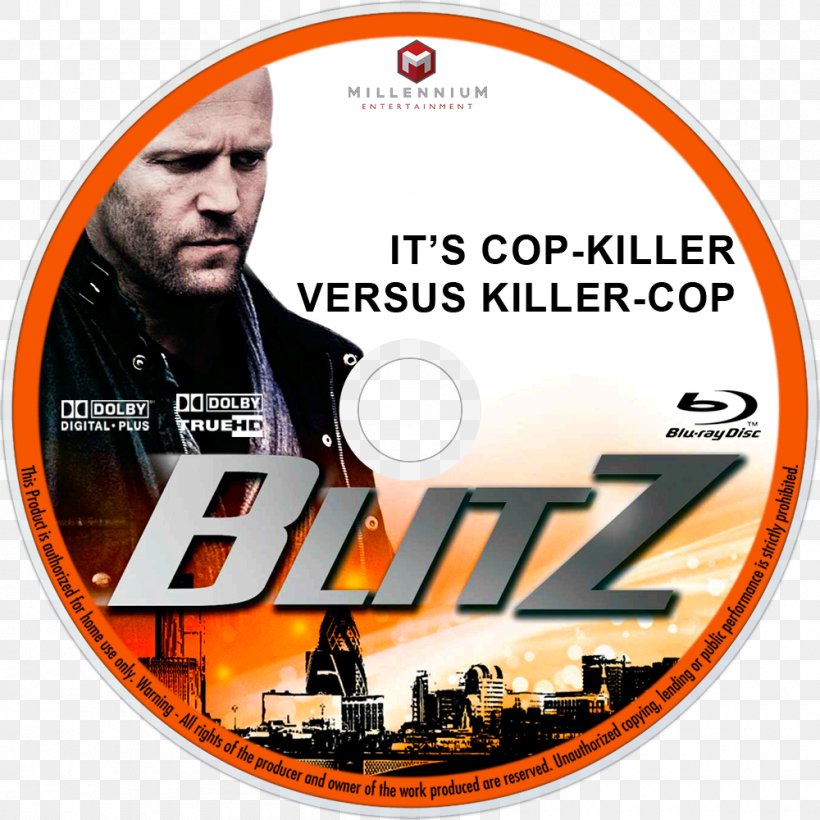 Jason Statham Blitz Film Poster, PNG, 1000x1000px, Jason Statham, Action Film, Blitz, Brand, Compact Disc Download Free