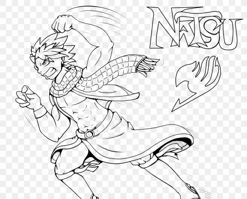 Line Art Drawing Natsu Dragneel Character Cartoon, PNG, 1030x830px, Watercolor, Cartoon, Flower, Frame, Heart Download Free