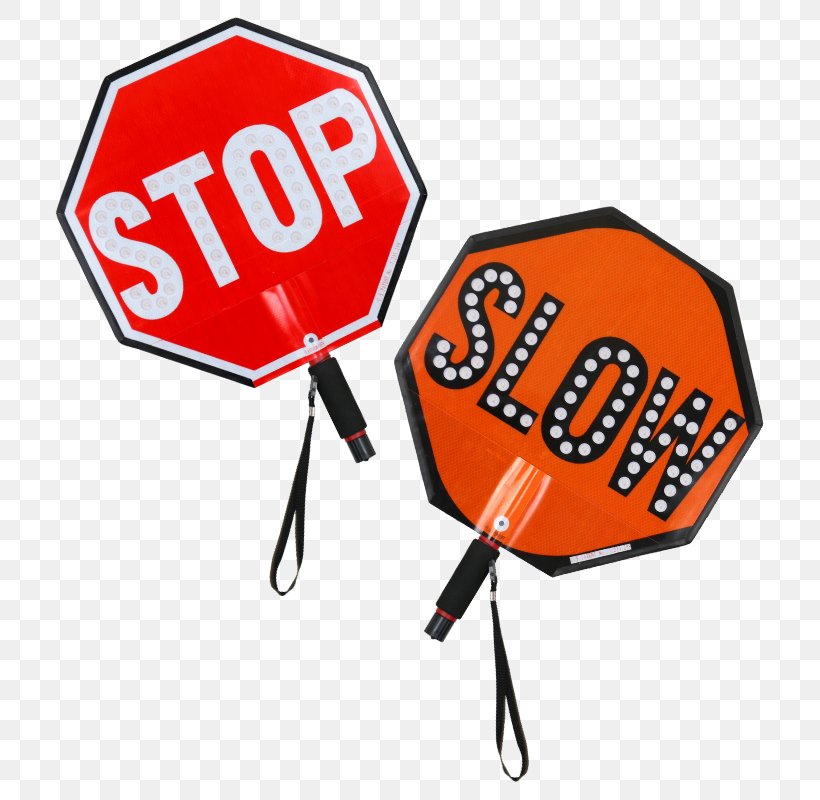 Stop Sign Signage Light-emitting Diode LED Display Stop/Slow Paddle Signs Crossing Guard Sign, PNG, 800x800px, Stop Sign, Area, Brand, Digital Signs, Display Device Download Free