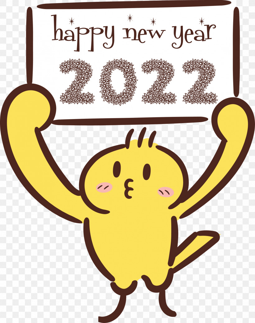 2022 Happy New Year 2022 New Year Happy New Year, PNG, 2374x3000px, Happy New Year, Behavior, Cartoon, Happiness, Human Download Free