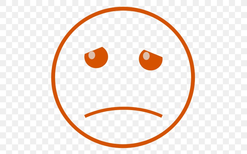 Emoticon Smiley Sadness Clip Art, PNG, 512x512px, Emoticon, Area, Crying, Depression, Eye Download Free