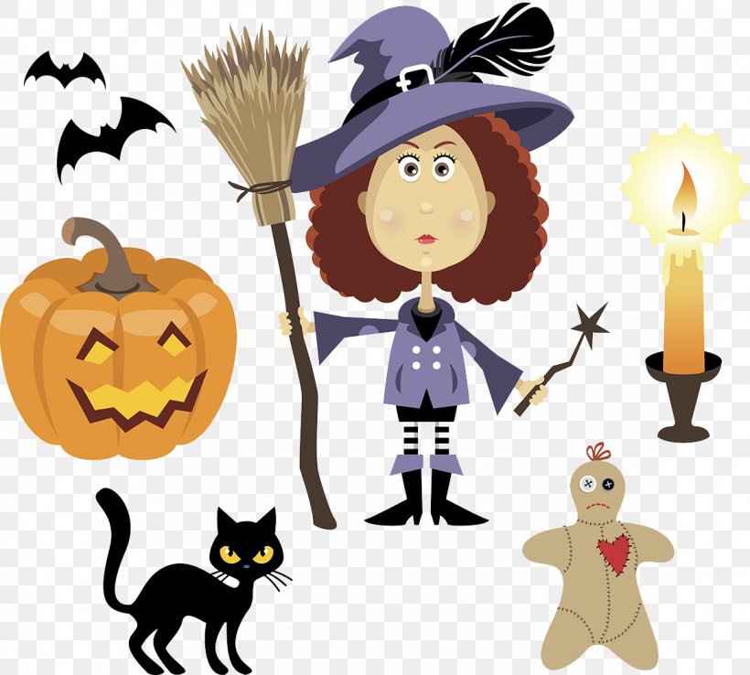 Halloween Boszorkxe1ny Illustration, PNG, 1163x1047px, Halloween, Art, Broom, Cartoon, Cat Download Free