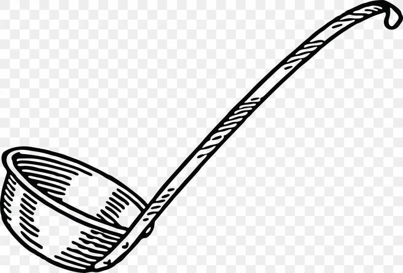 Ladle Kitchen Utensil Spoon Clip Art, PNG, 4000x2716px, Ladle, Black And White, Color, Coloring Book, Household Silver Download Free
