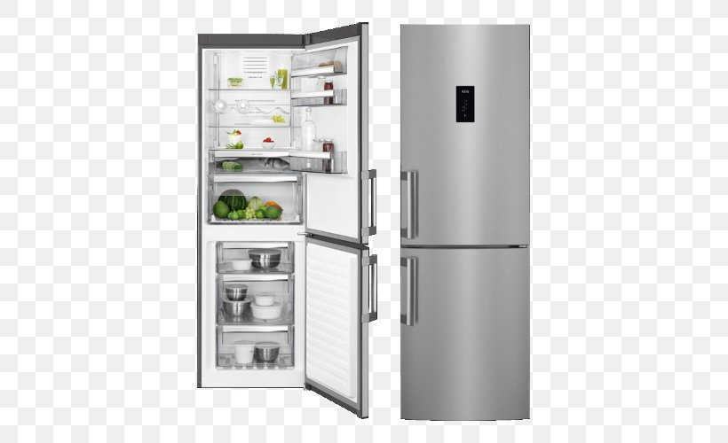 Refrigerator AEG Freezers Auto-defrost Electrolux, PNG, 500x500px, Refrigerator, Aeg, Autodefrost, Electrolux, Food Download Free