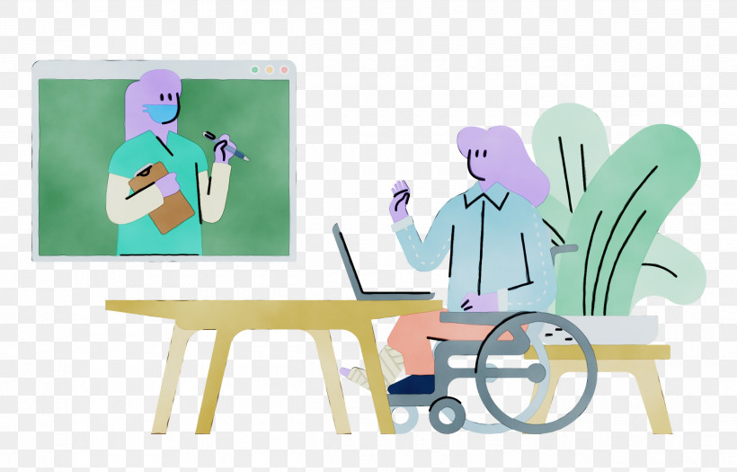 Table Human Furniture Lon:0jjw Paper, PNG, 2500x1602px, Telemedicine, Cartoon, Furniture, Human, Paint Download Free