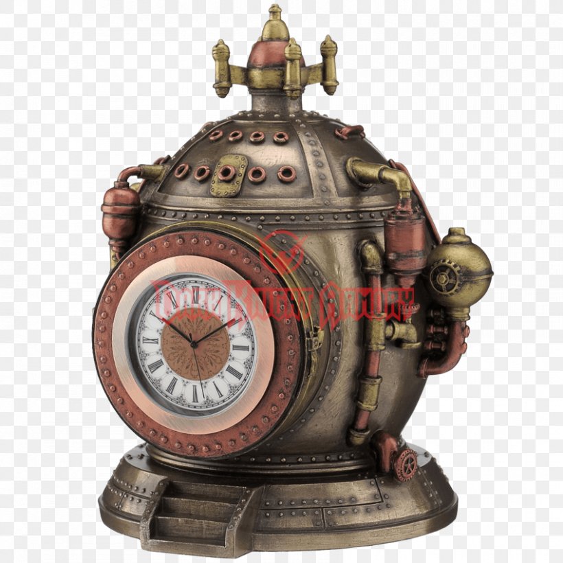 The Time Machine Steampunk Time Travel Clock Gift, PNG, 850x850px, Time Machine, Clock, Collectable, Fantasy, Figurine Download Free