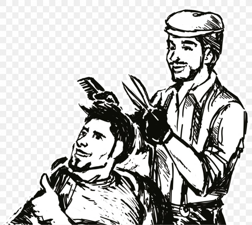 Barber Black And White Photography Clip Art, PNG, 1024x912px, Barber, Arm, Art, Artwork, Black And White Download Free