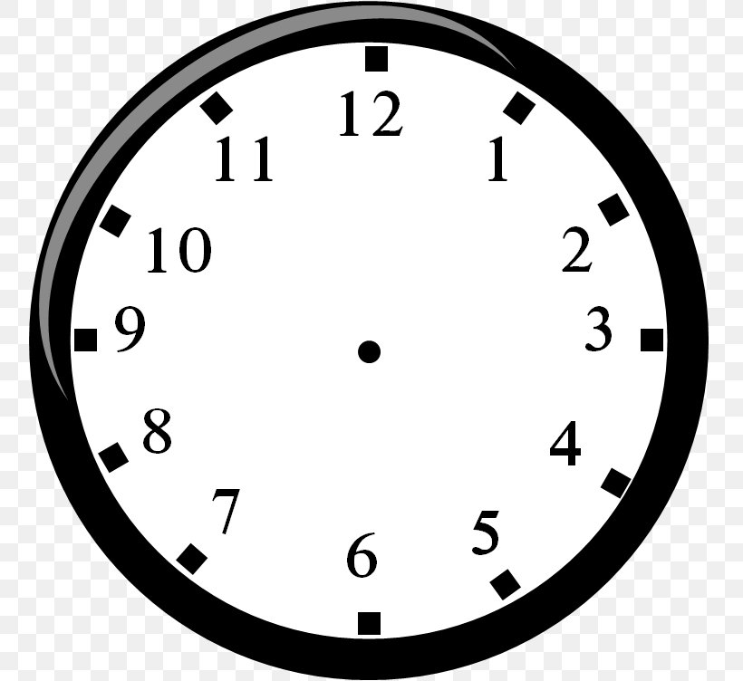 Clock Face Table Clip Art, PNG, 758x752px, Clock, Alarm Clocks, Area, Black And White, Clock Face Download Free