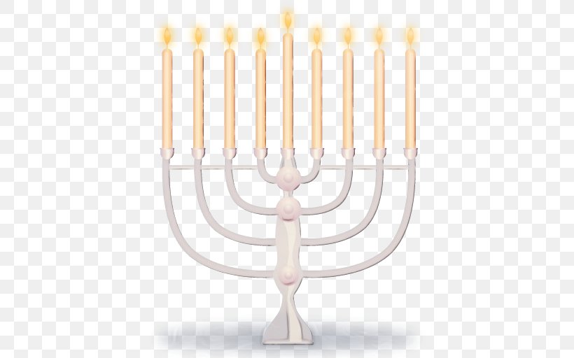 Hanukkah, PNG, 512x512px, Watercolor, Candle, Candle Holder, Event, Hanukkah Download Free