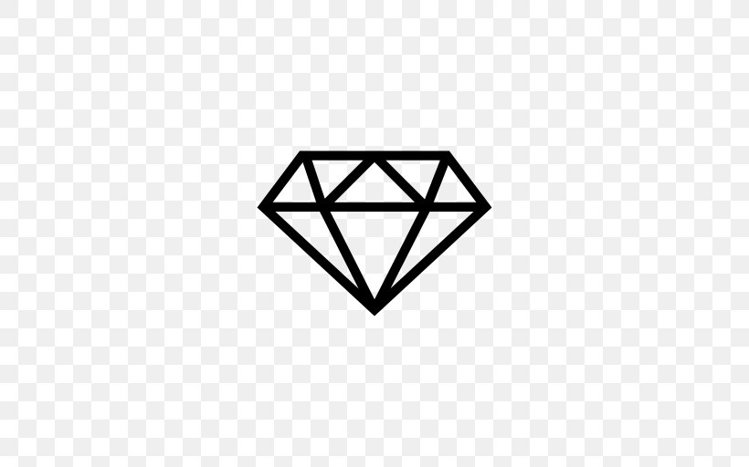 Diamond Gemstone Clip Art, PNG, 512x512px, Diamond, Area, Black, Black And White, Brand Download Free