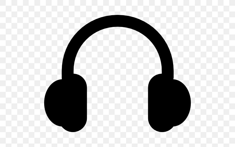 Headphones Sound Clip Art, PNG, 512x512px, Headphones, Audio, Audio Equipment, Black And White, Disc Jockey Download Free