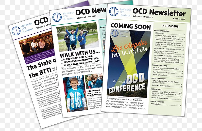 Obsessive–compulsive Disorder Newsletter International OCD Foundation Advertising Organization, PNG, 800x533px, Newsletter, Advertising, Body Dysmorphic Disorder, Brochure, Disease Download Free
