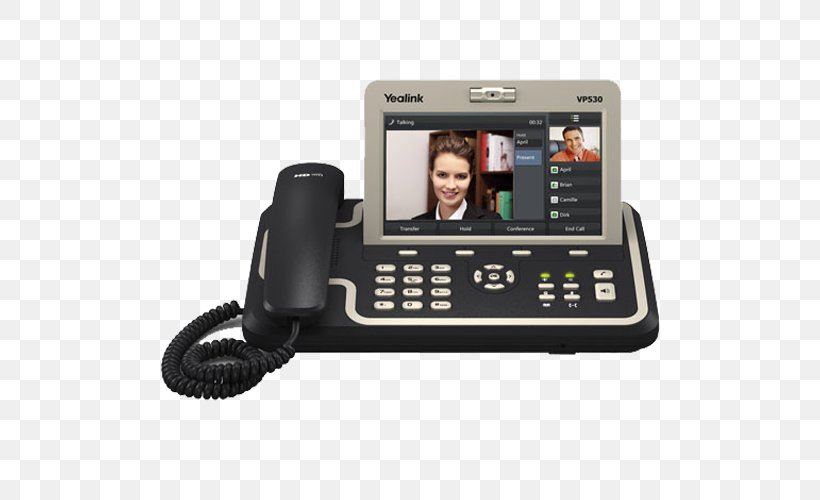 VoIP Phone Yealink VP-530 IP Video Phone Business Telephone System Session Initiation Protocol, PNG, 500x500px, Voip Phone, Business Telephone System, Communication, Communication Device, Corded Phone Download Free