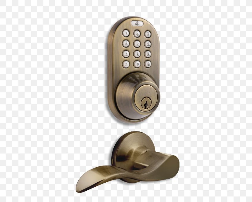 Dead Bolt Door Handle Keypad Remote Keyless System Lock, PNG, 380x658px, Dead Bolt, Brass, Door, Door Handle, Electronic Lock Download Free