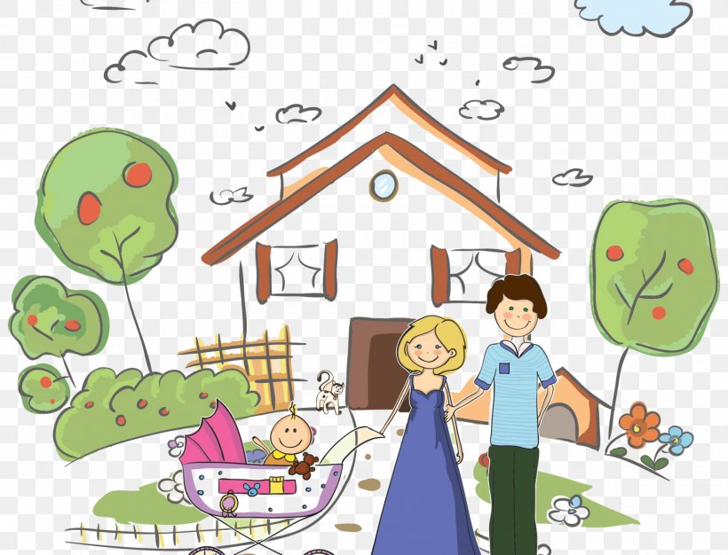 Father Family Cartoon Child Care, PNG, 1570x1200px, Father, Area, Art, Artwork, Cartoon Download Free
