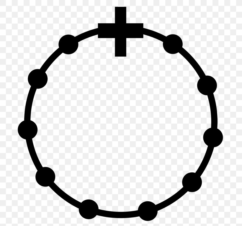 The Power Of The Rosary Prayer Beads, PNG, 721x768px, Rosary, Basque Ring Rosary, Black And White, Body Jewelry, Eternal Life Download Free