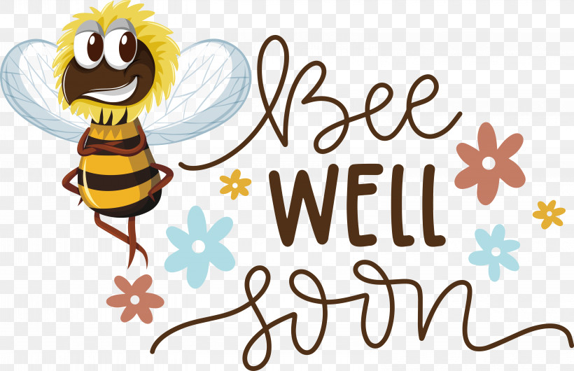 Honey Bee Insects Pollinator Bees Cartoon, PNG, 6175x3997px, Honey Bee, Bees, Cartoon, Flower, Happiness Download Free